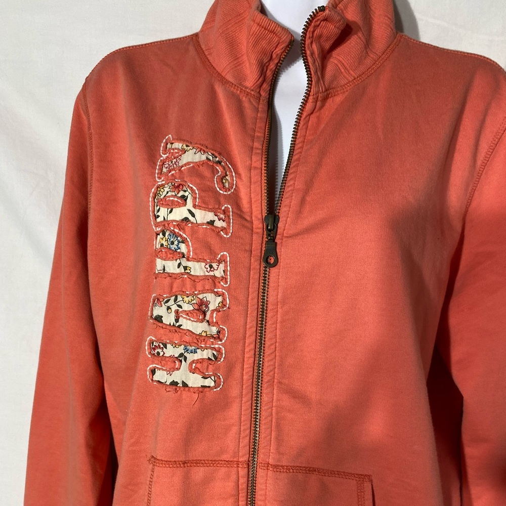 Soma Somawknd Happy Sunday  Lounge Pants and Jacket - peach Size M